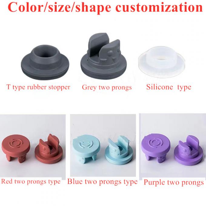 13mm 20mm 28mm 32mm Medical Consumables Bromo Butyl Rubber Stoppers for Glass Injection Vial