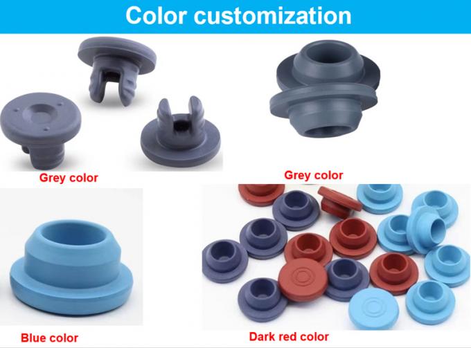 13mm 20mm 28mm 32mm Medical Consumables Bromo Butyl Rubber Stoppers for Glass Injection Vial