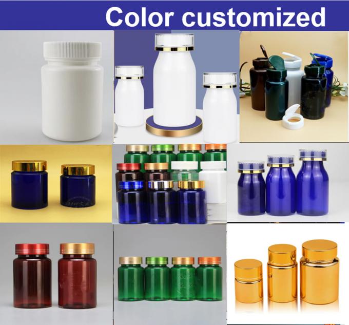 Wholesale Cheap 100ml 150ml Pet Red CRC Supplement Capsules Packaging Bottle Plastic Tablet Bottle Pills Medicine Containers
