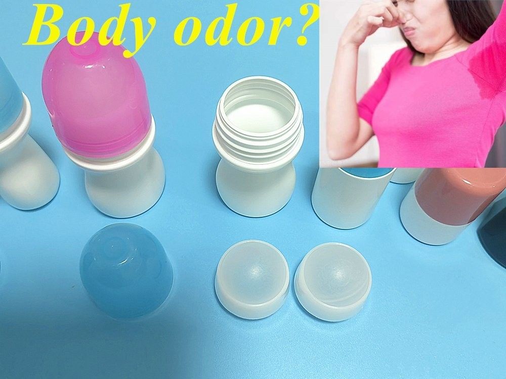 50 ml 60 ml oleju eterycznego zapach ciała Pod pachami pielęgnacja skóry Plastic HDPE Deodorant Antiperspirant Plastic Roll on Bottle