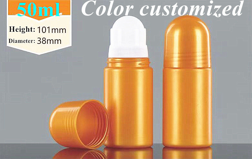 30 ml 50 ml 60 ml Biała butelka z deodorantem PE z tworzyw sztucznych Pusty, ponownie wypełniający się zwój na butelkach do perfum