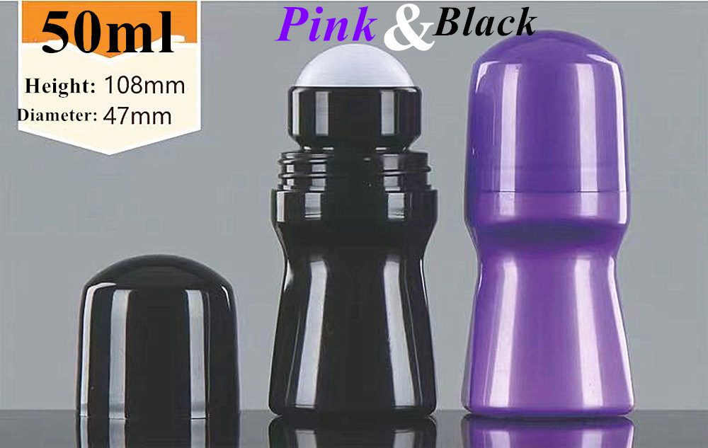 30 ml 50 ml 60 ml 100 ml PE plastikowa rolka na butelce dezodorant Roller Fragranta butelka antyperspirant rolka na butelce