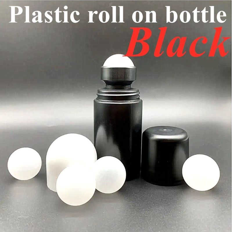 30 ml 50 ml 60 ml Biała plastikowa butelka rolkowa HDPE butelka z deodorantem na rolce Pustka, ponownie napełniająca się, przenośna butelka podróżna