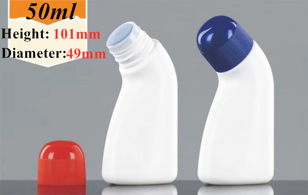 30 ml 50 ml kremu przeciwsłonecznego HDPE do pielęgnacji ciała pusty olej eteryczny Plastic Deodorant Bottle with Roller Ball for Body Odor
