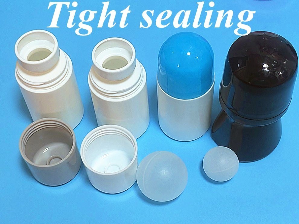 50 ml PE Pustka Kulka Rolkowa Fragrantowa Butelka Ciało Antitranspirant Butelka Pustka Plastyczna Roll on Deodorant Butelka