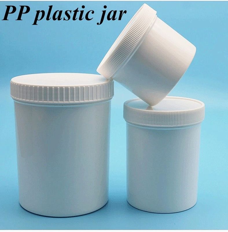 150g 250g 500g PP Krem Kosmetyczny Jar Biały Czarny Błękitny Plastic Krem Kosmetyczny Jar Body Scrub pusty krem do twarzy Jar