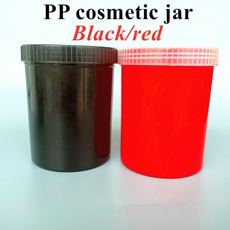 150g 250g 500g PP Krem Kosmetyczny Jar Biały Czarny Błękitny Plastic Krem Kosmetyczny Jar Body Scrub pusty krem do twarzy Jar