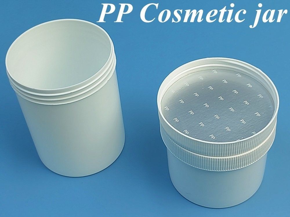 8oz 16oz 250ml 500ml Biały Czarny PP Kosmetyczny Pudełko plastikowe do włosów Ciało Masło plastikowa maść Krem do twarzy Pudełko kosmetyczne