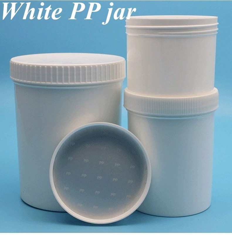 Pojemnik kosmetyczny 150g 250g 500g Biały czarny PP Plastic Eye Face Body Cream Jar with Screw Cap Makeup sub package jar
