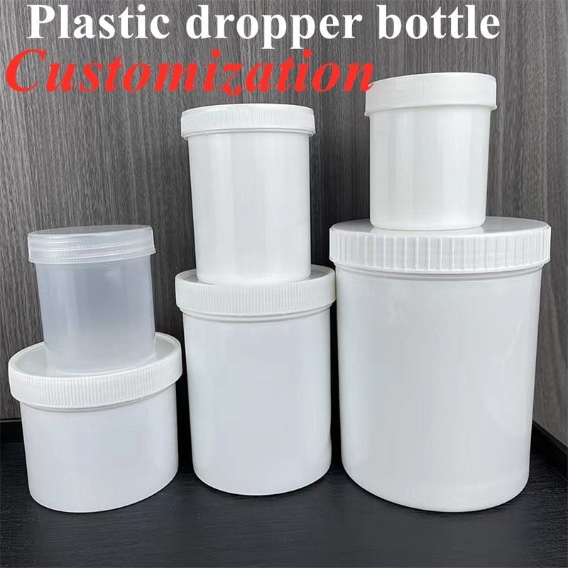 Luksusowy 150g 250g 500g 1000g Pusty Biały Czarny Błękitny Przejrzysty Kosmetyczny Łośjon do twarzy i ciała Podwójna ściana słoik kosmetyczny PP