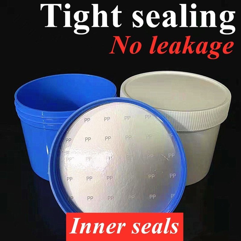 Luksusowy 150g 250g 500g 1000g Pusty Biały Czarny Błękitny Przejrzysty Kosmetyczny Łośjon do twarzy i ciała Podwójna ściana słoik kosmetyczny PP