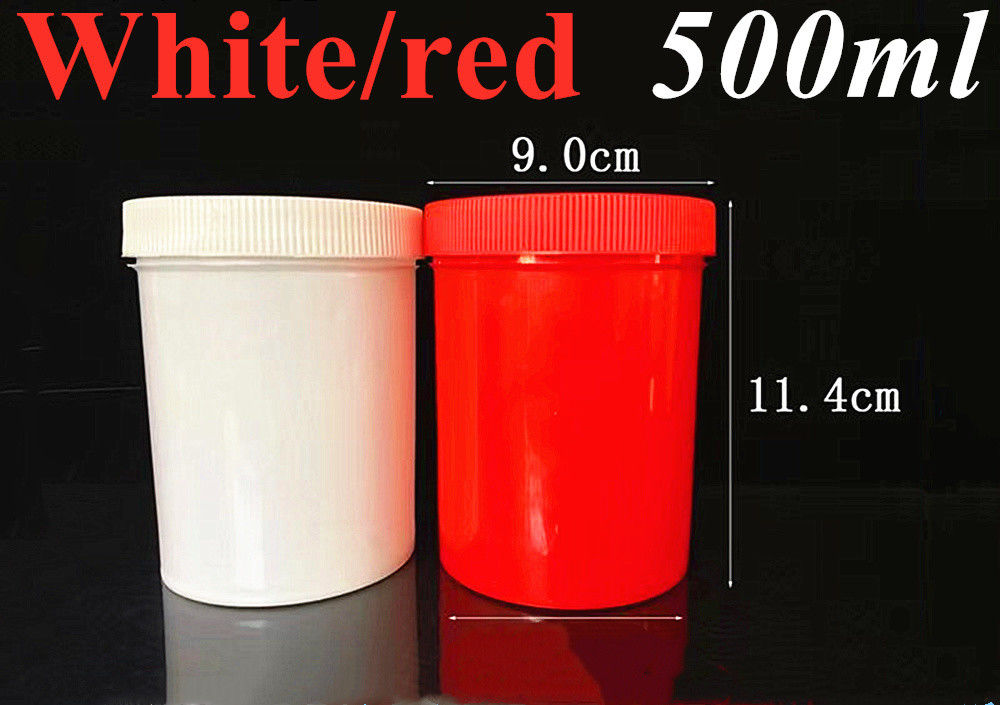 150g 250g 500g Puste Czarne Białe Niebieskie Czerwone Przejrzystość Jednostkowa ściana PP Plastic Kosmetyczna Pielęgnacja skóry Krzemowy płyn kosmetyczny słoik