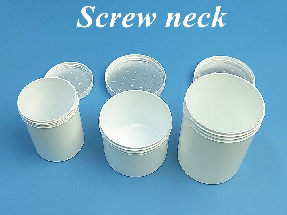 PP Plastic Cream Jar pusty pojemnik z kremem do twarzy 250g 500g pusty pojemnik kosmetyczny pojemnik do mycia ust pojemnik do mycia włosów PP pojemnik kosmetyczny