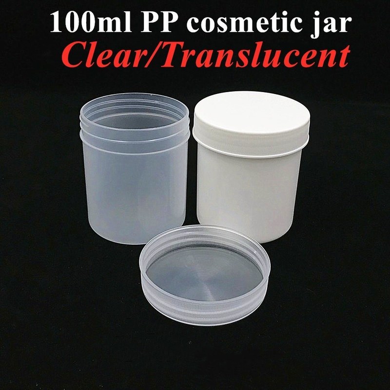Pojemność 150 ml 250 ml 500 ml Duża wielkość PP Maść kosmetyczna pojemnik plastikowy pojemniki kosmetyczne