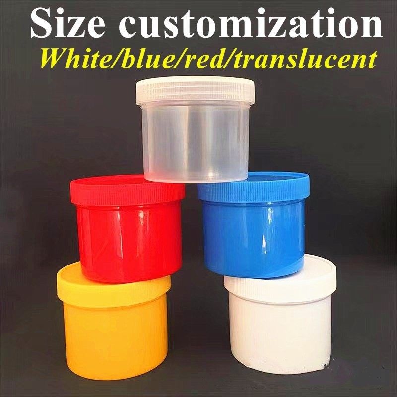 150 ml 250 ml 500 ml kosmetyczny krem plastikowy pojemnik pp kosmetyki opakowanie słoik z kremem z plastikową czapką PP