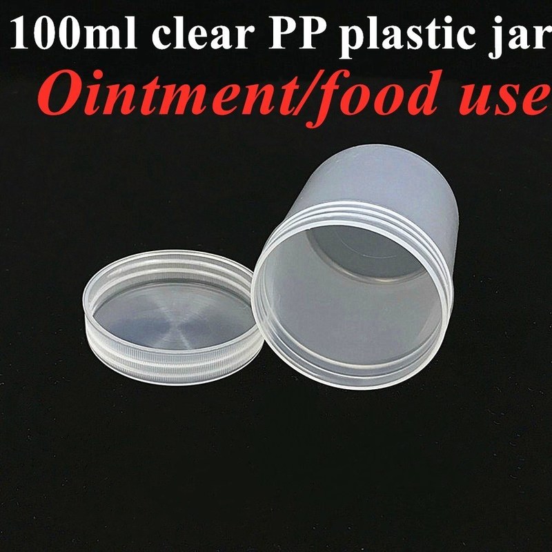 Cosmetic Packaging 150g 250g 500g 1000g Empty Cream Container PP cosmetic hair conditioner Jars with Screw Lid