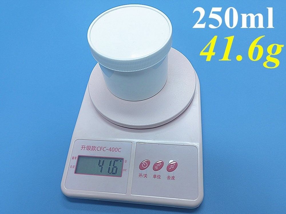 100 ml 150 ml 250 ml 500 ml słoik kosmetyczny PP Przejrzystość błękitna 16 oz Maść plastikowa Zbiorniki kosmetyczne