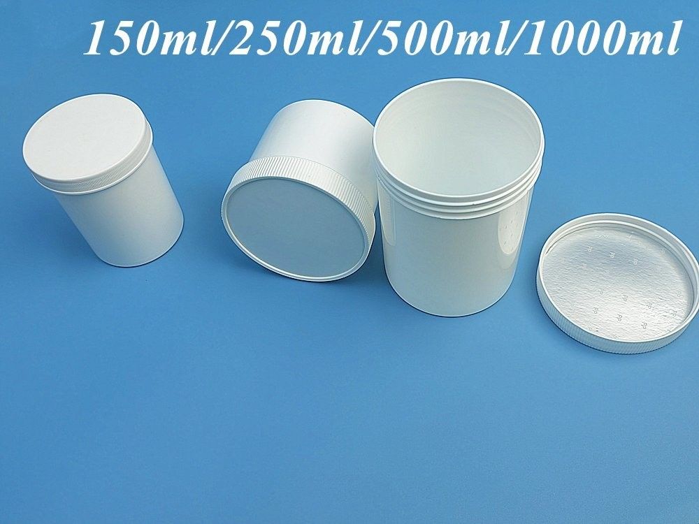Ekologiczny Czarny Biały PP słoik kosmetyczny 250g 500g 1000g Plastic Cream Jar słoik kosmetyczny