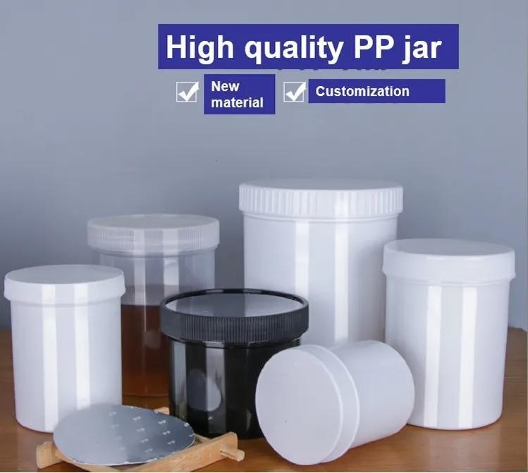 SGS 100ml 250ml 500ml 1000ml PP słoik kosmetyczny Kosmetyczne zbiorniki próbkowe