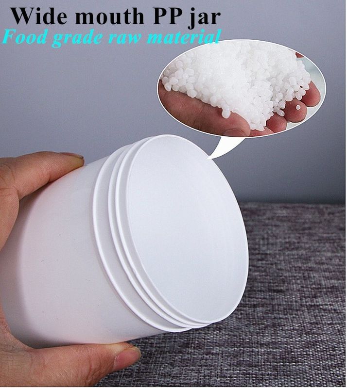Przezroczystość 250ml 500ml 1000ml PP słoik kosmetyczny 1000g Ekologiczne słoiki plastikowe PP