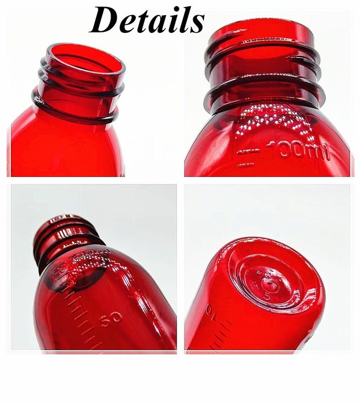 100 ml 120 ml 150 ml Okrągła Pustka Plastikowa Lek dla zwierząt domowych Płynna zawiesina doustna Flaska Bursztynowa Flaska Syropu
