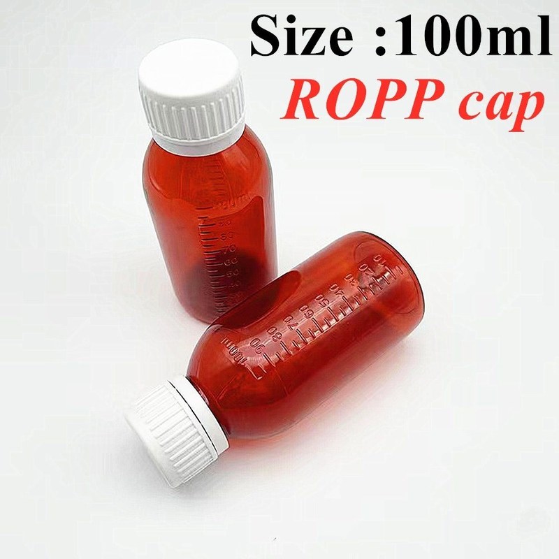 100 ml 120 ml 150 ml Lek butelka z tworzyw sztucznych syrop przeciw kaszlu dla zwierząt domowych butelka syrop przeciw kaszlu z tworzyw sztucznych płyn butelka okrągła z zakrętką