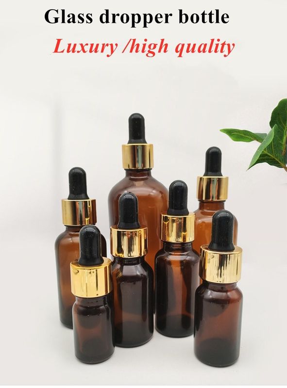 Gorąca sprzedaż 5ml 10ml 15ml 30ml 50ml Balsztynowy Serum Oleju Esencjalnego Butelki Szklane Butelki