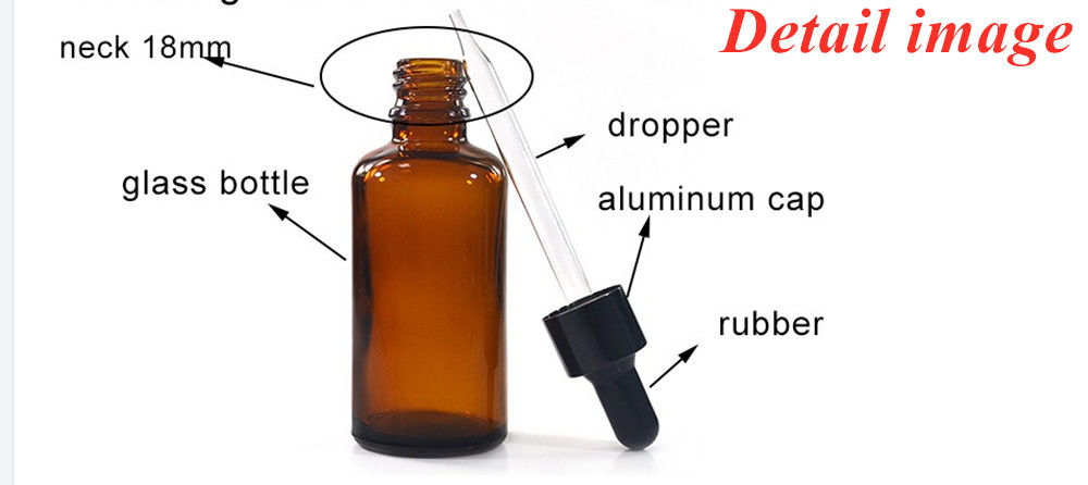 Gorąca sprzedaż 5ml 10ml 15ml 30ml 50ml Balsztynowy Serum Oleju Esencjalnego Butelki Szklane Butelki