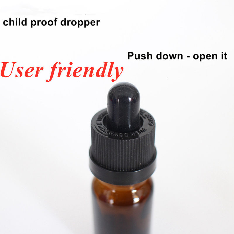 5 ml 15 ml 20 ml 30 ml 50 ml Opakowanie kosmetyczne Okrągły plastikowy obrozek Olej esencjalny do twarzy Bursztyn butelka z kroplówką do oleju esencjalnego