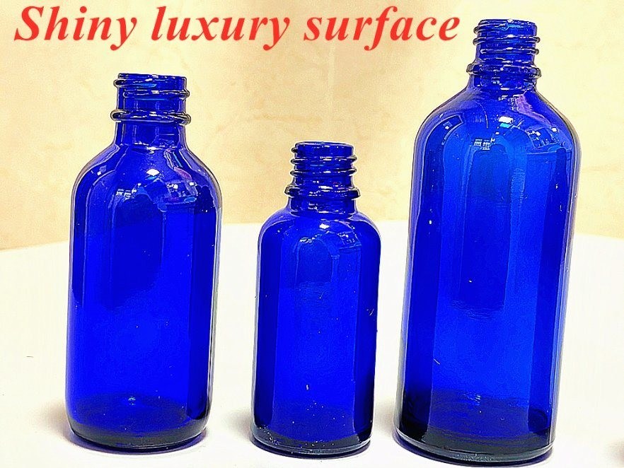 20 ml 30 ml Eterycznego Oleju Serum do pielęgnacji skóry butelka kosmetyczna Cobal Błękitne Szkło Butelka z kropelką