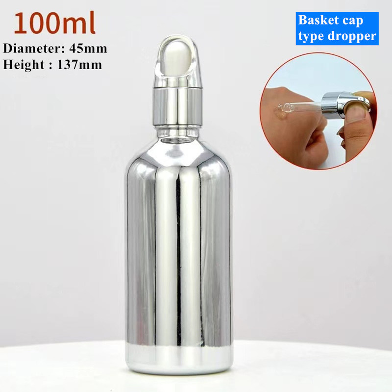 10 ml 20 ml 30 ml 50 ml Płyty elektroplastyczne Kolor złoty Opakowanie kosmetyczne luksusowe Szklane butelki kroplówkowe do stosowania w oleju eterycznym
