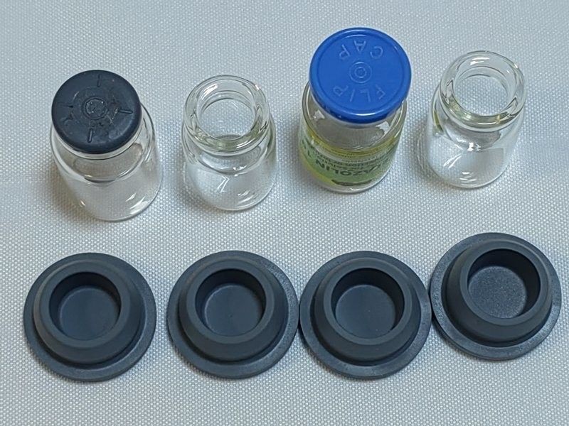 13 mm 20 mm zatyczka z cylikanowego bromowanego butylu butylowego w klasie medycznej dla fiołek z ljofilizatem ze szkła