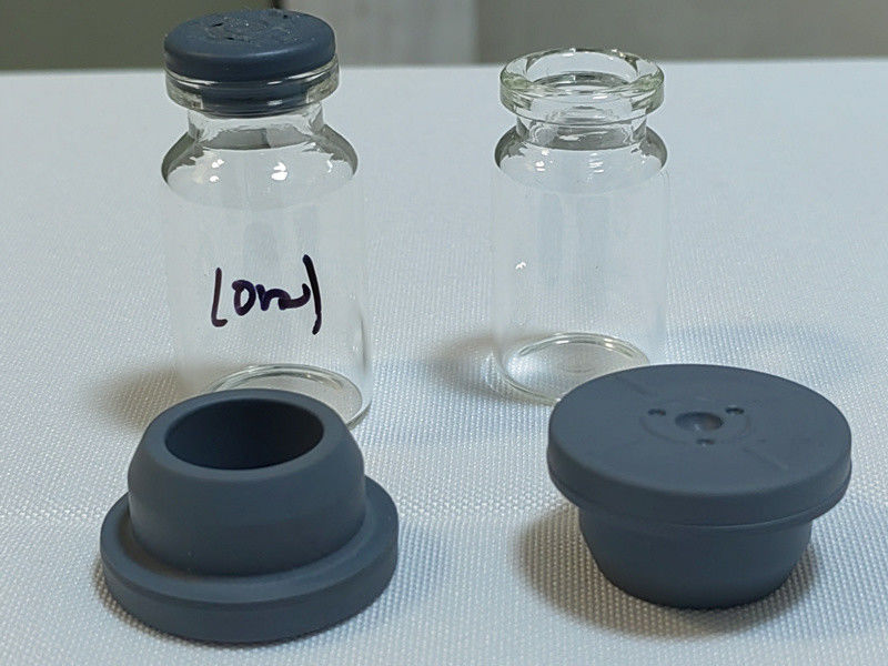 13 mm 32 mm gumowy wtykacz Szary Butyl Gumowy zatykacz medyczny do wstrzykiwań Szklane fiolki Szklane butelki do wlewu