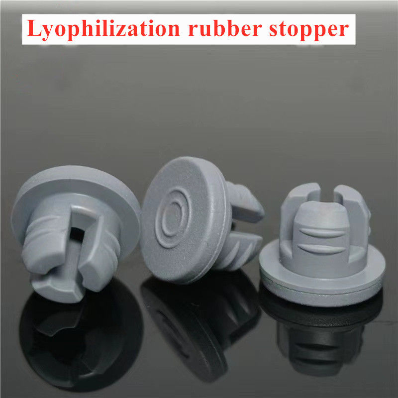 13 mm 32 mm gumowy wtykacz Szary Butyl Gumowy zatykacz medyczny do wstrzykiwań Szklane fiolki Szklane butelki do wlewu