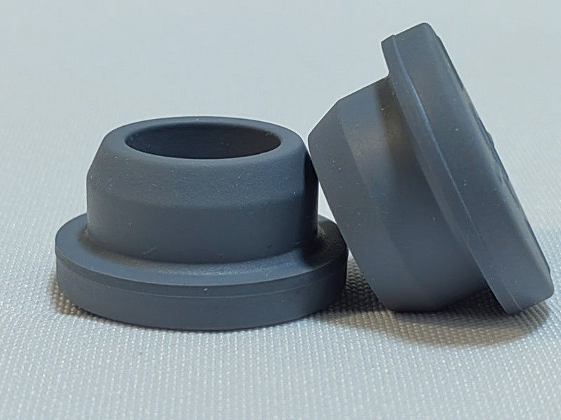 13 mm 32 mm gumowy wtykacz Szary Butyl Gumowy zatykacz medyczny do wstrzykiwań Szklane fiolki Szklane butelki do wlewu