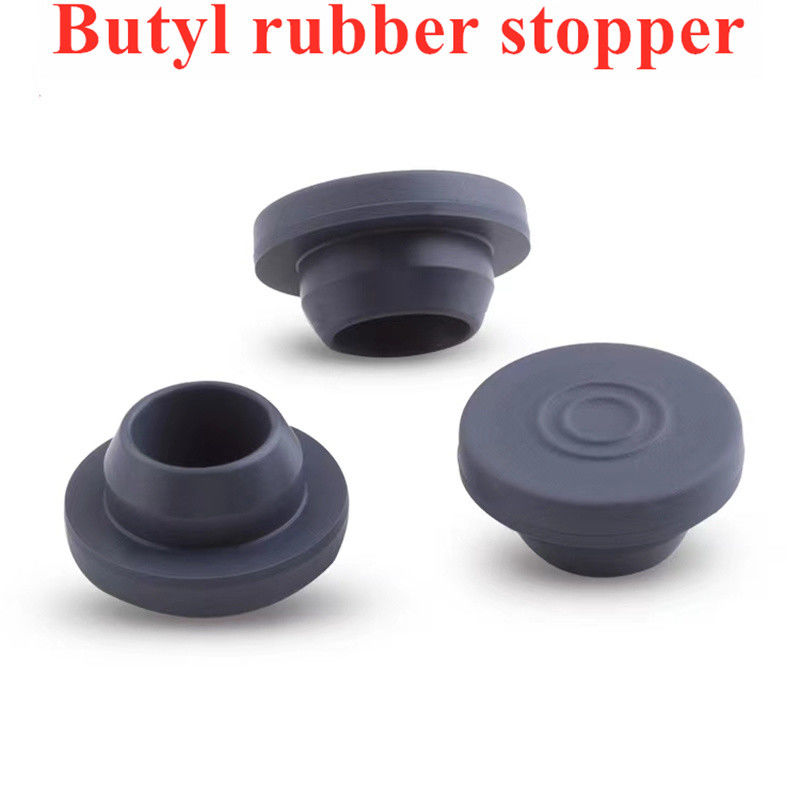 13mm 20mm 28mm Wstrzykiwacz medyczny butylowy Gumowy Szary Czerwony Błękitny Farmaceutyczny Bromobutylowy Wtykacz Gumowy