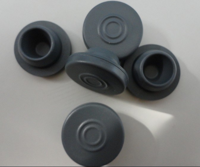 13mm 20mm 32mm Szary Medyczny Lyofilizacja Butyl Gumowy Zamknięcie do szkła Fiolki do wstrzykiwań butelka do infuzji