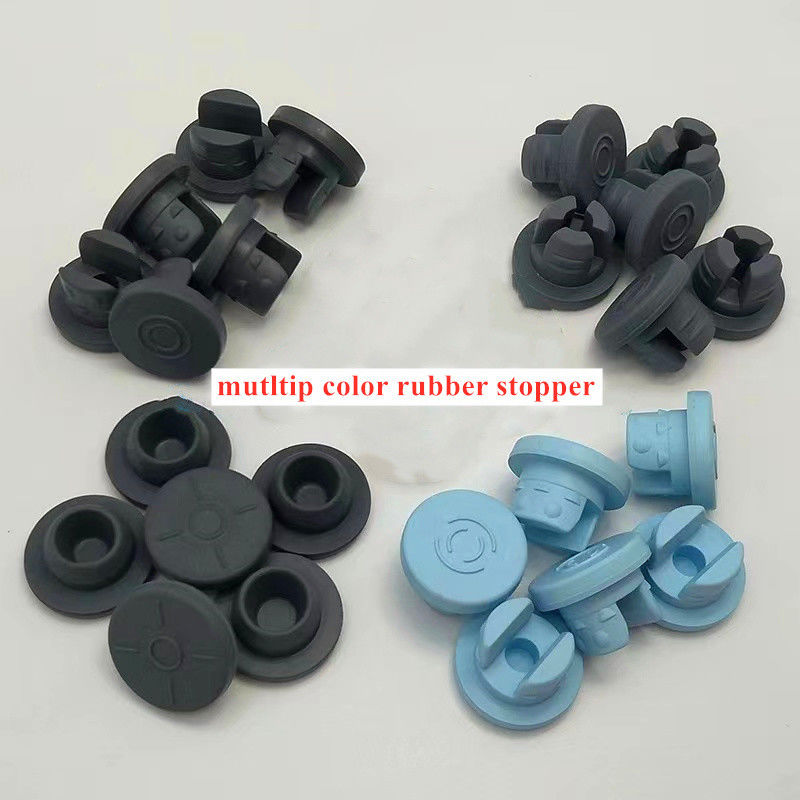 28mm 32mm tlenek etylenu sterylizowane materiały zużywane w medycynie Zamki z gumy butylowej bromowej do fiolki szklanej