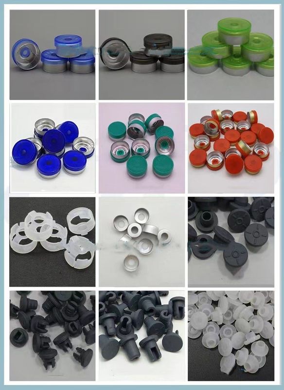28mm 32mm tlenek etylenu sterylizowane materiały zużywane w medycynie Zamki z gumy butylowej bromowej do fiolki szklanej