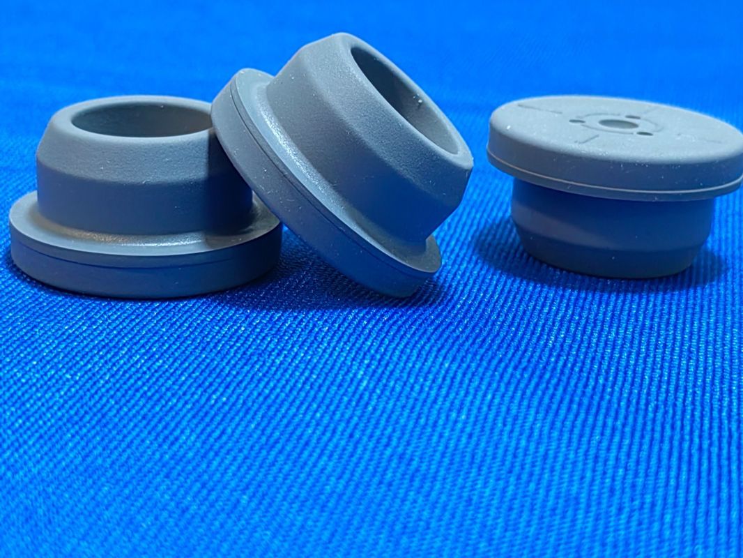 13mm 20mm 28mm Sterylna zatykacza z bromowanej gumy medycznej do szkła Fiolka do wstrzykiwań