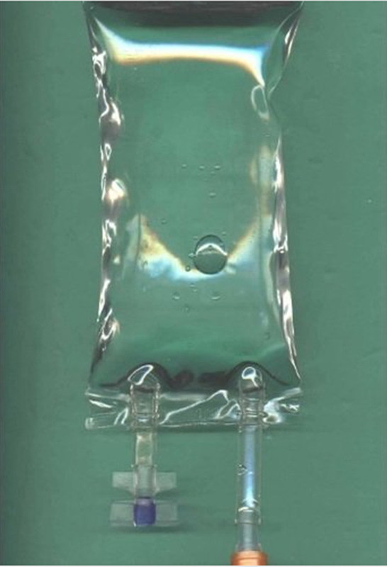 250 ml 500 ml Złożony worek do wlewu z PVC Duża objętość jednorazowy worek do wlewu płynu dożylnego Ciśnienie transport IV roztwór