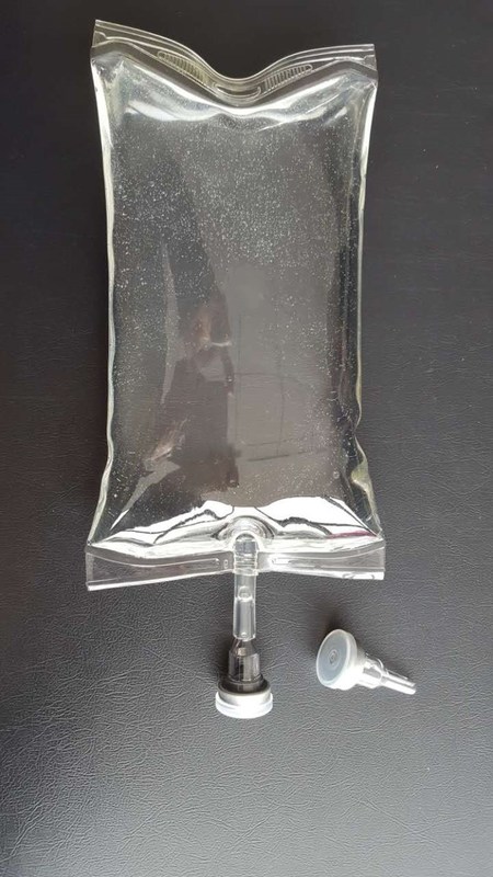 PVC 100 ml 250 ml jednorazowy worek do infuzji IV Transparent Medical PVC Empty Infusion Bag dla glukozy