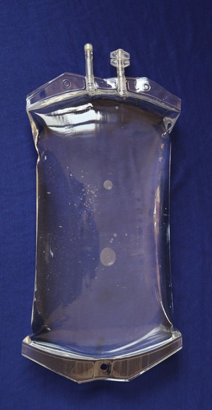 PVC 100 ml 250 ml jednorazowy worek do infuzji IV Transparent Medical PVC Empty Infusion Bag dla glukozy