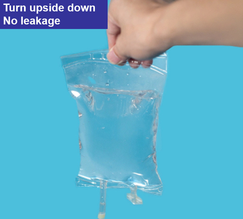 PVC 100 ml 250 ml jednorazowy worek do infuzji IV Transparent Medical PVC Empty Infusion Bag dla glukozy