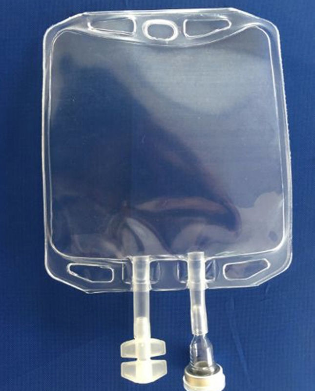 plastikowy, medyczny, sterylny worek do infuzji 100 ml 250 ml 500 ml worek z płynem do infuzji z roztworem chlorku sodu PVC IV