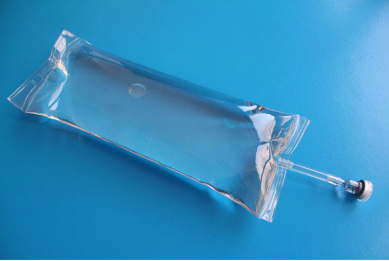 100 ml 250 ml 500 ml pojemnik jednoportalny podwójny pojemnik medyczny PVC pusty worek do wlewu dożylnego z zatyczką