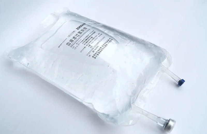 2000 ml 3000 ml 5000 ml Motyl Podwójny port Odwracanie od transfuzji jednorazowy worek do infuzji z PVC dla lekarzy weterynarii
