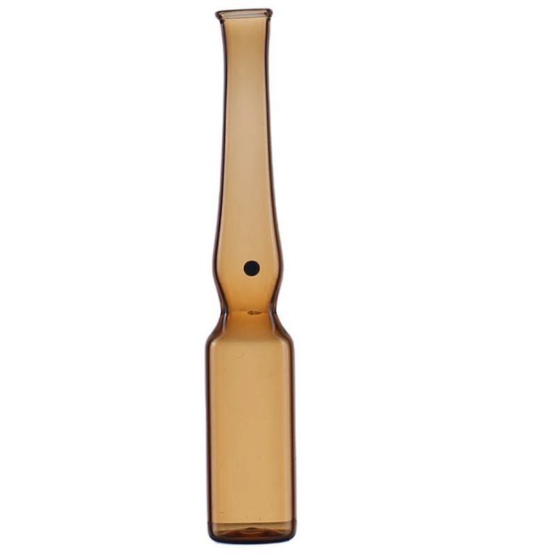 1ml5ml 10ml 20ml kosmetyk pielęgnacja skóry farmaceutyczny Szklana ampułka Kolorowa pierścionek Logo Drukowanie ekranowe Drukowanie formularz B formularz
