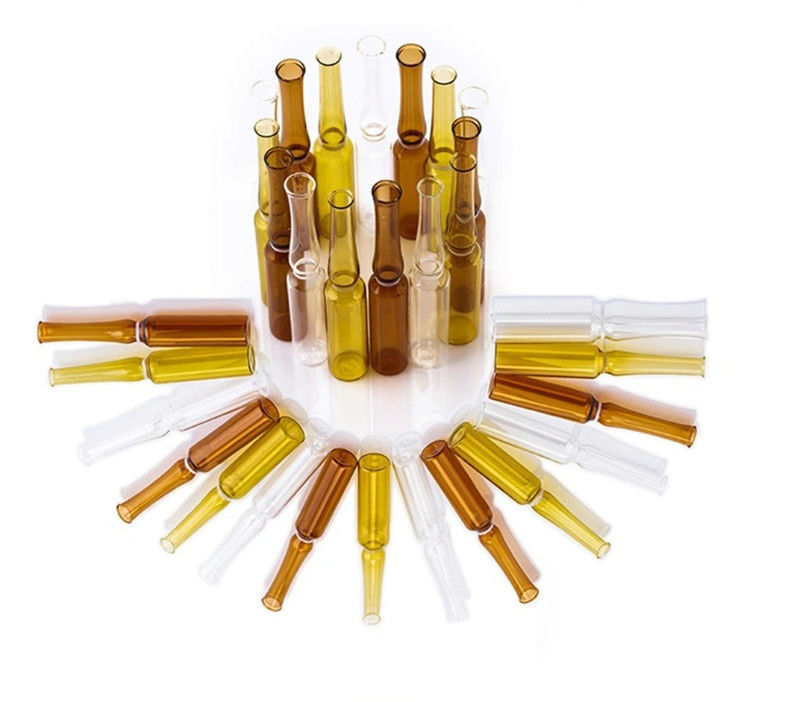 10 ml szklanych ampułek do antybiotyków, standardowych USP, z kolorem bursztynu, przejrzyste, formowane butelki z szklanymi ampułkami do wstrzykiwań