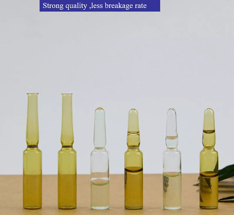 1 ml 2 ml 5 ml 10 ml YBB USP pusty ampułka z borosilikatów szklanych do wstrzykiwań Ampułka ze szkła bursztynowego przezroczystego szklanej ampułka do farmaceutyków